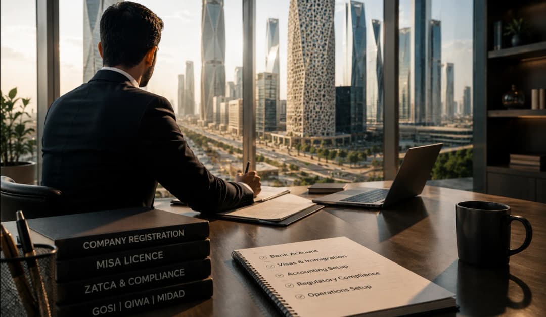 ماذا يحدث بعد تسجيل شركتك في المملكة العربية السعودية؟